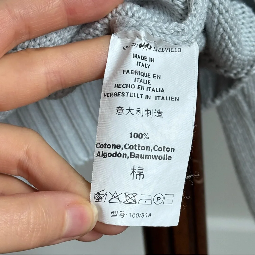 Brandy Melville USA Flag Sweater – Made in Italy – 100% Cotton – One Size (S-L) - Picture 8 of 12